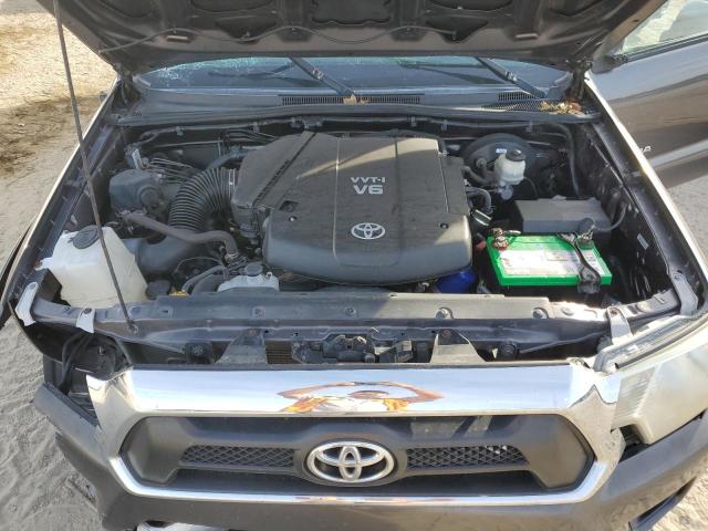 5TFJU4GN0DX040349 - 2013 TOYOTA TACOMA DOUBLE CAB PRERUNNER GRAY photo 11