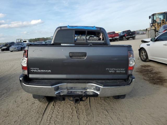5TFJU4GN0DX040349 - 2013 TOYOTA TACOMA DOUBLE CAB PRERUNNER GRAY photo 6