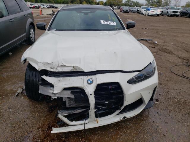 WBS43AZ07RCN80899 - 2024 BMW M4 COMPETITION WHITE photo 5