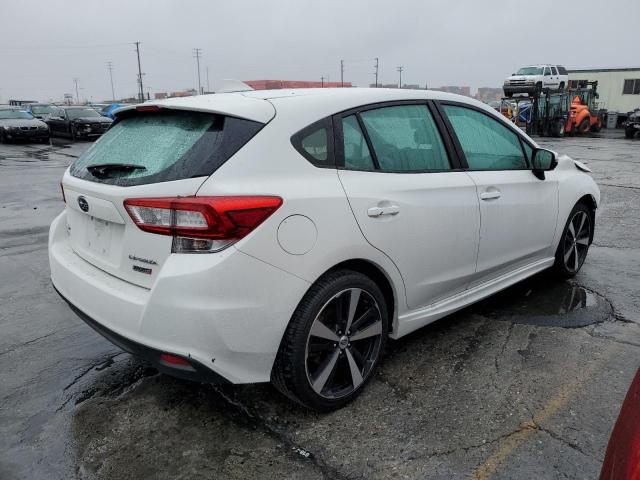 4S3GTAK64J3725744 - 2018 SUBARU IMPREZA SP WHITE photo 3