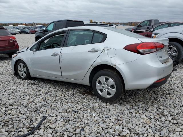 3KPFK4A78HE105024 - 2017 KIA FORTE LX SILVER photo 2