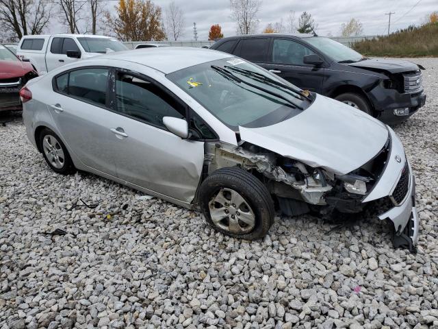 3KPFK4A78HE105024 - 2017 KIA FORTE LX SILVER photo 4