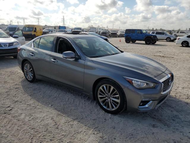 JN1EV7BR8PM542044 - 2023 INFINITI Q50 LUXE GRAY photo 4