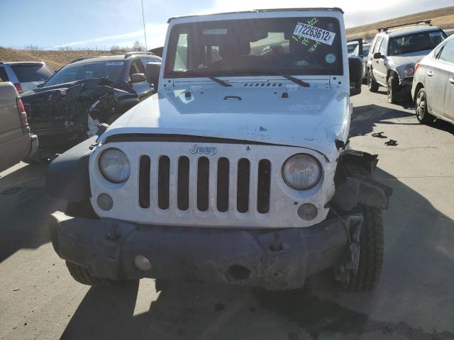 1C4BJWDG6HL562821 - 2017 JEEP WRANGLER U SPORT თეთრი ფოტო 5