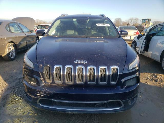 1C4PJLDSXEW245532 - 2014 JEEP CHEROKEE LIMITED BLACK photo 5