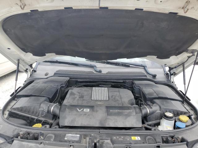 SALSP2E40BA268760 - 2011 LAND ROVER RANGE ROVE AUTOBIOGRAPHY WHITE photo 11