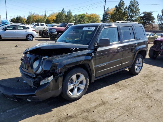 1C4NJRFB4ED885173 - 2014 JEEP PATRIOT LATITUDE BLACK photo 1