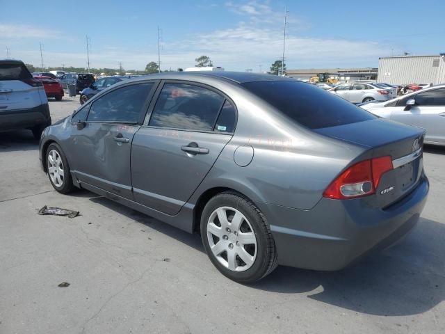 2HGFA16519H352692 - 2009 HONDA CIVIC LX GRAY photo 2