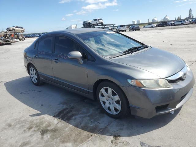 2HGFA16519H352692 - 2009 HONDA CIVIC LX GRAY photo 4