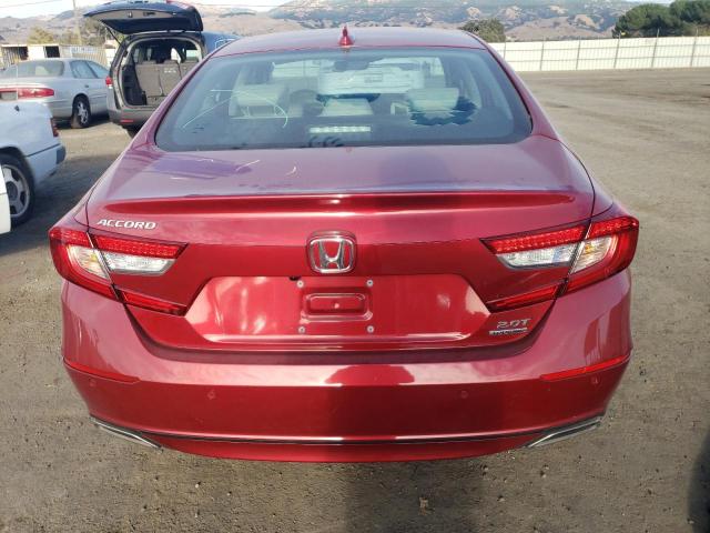 1HGCV2F9XMA028762 - 2021 HONDA ACCORD TOURING RED photo 6