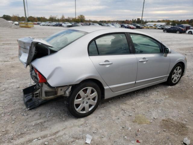 1HGFA16528L030581 - 2008 HONDA CIVIC LX SILVER photo 3