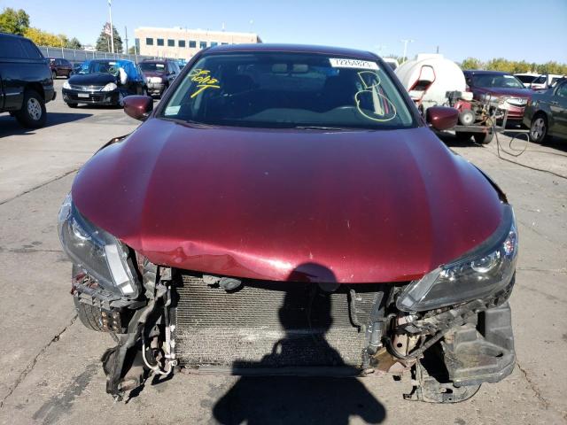 1HGCR2F56EA309184 - 2014 HONDA ACCORD SPORT BURGUNDY photo 5