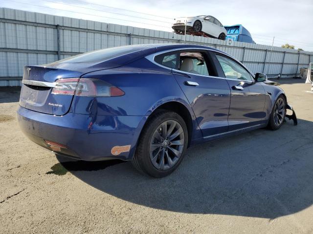5YJSA1E22LF370331 - 2020 TESLA MODEL S Կապույտ լուսանկար 3