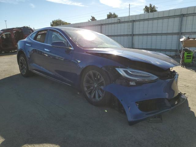5YJSA1E22LF370331 - 2020 TESLA MODEL S Կապույտ լուսանկար 4