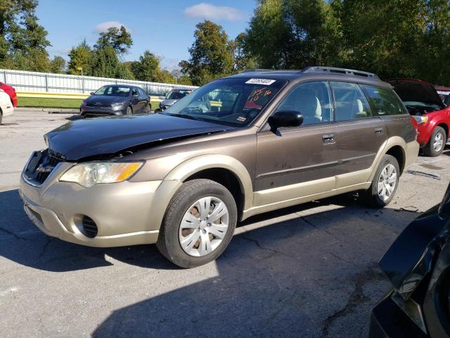 4S4BP60C987301446 - 2008 SUBARU OUTBACK BROWN photo 1