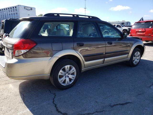 4S4BP60C987301446 - 2008 SUBARU OUTBACK BROWN photo 3