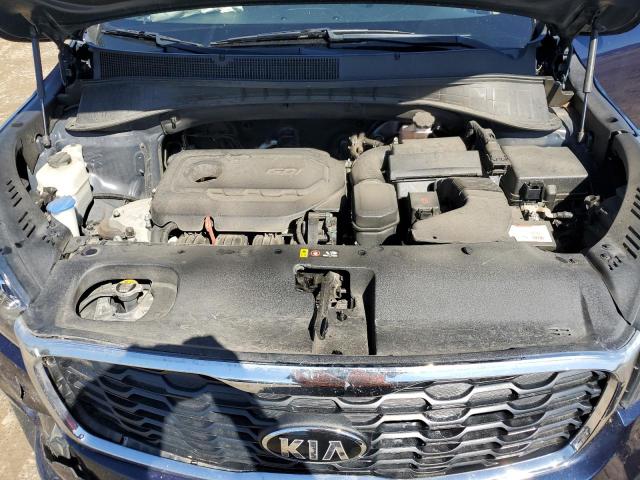 5XYPG4A33KG498279 - 2019 KIA SORENTO L BLUE photo 11