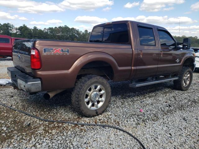 1FT7W2BT3BEA77807 - 2011 FORD F250 SUPER DUTY BROWN photo 3