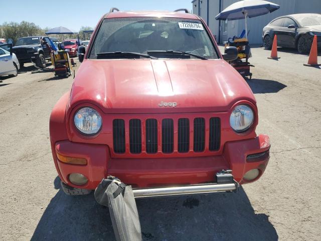 1J4GL58K04W159364 - 2004 JEEP LIBERTY LIMITED RED photo 5