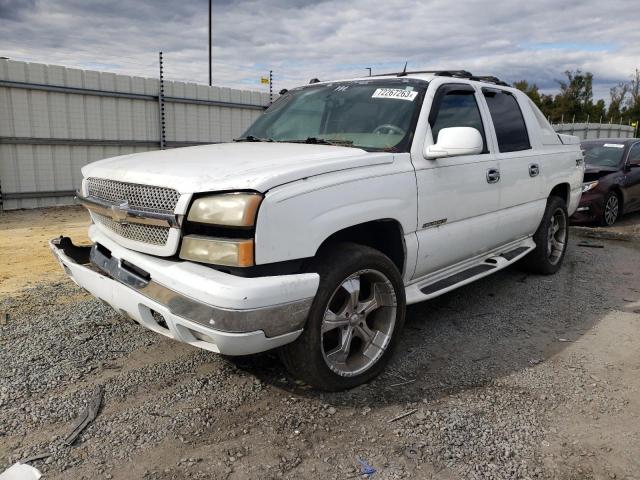 3GNEK12T04G196463 - 2004 CHEVROLET AVALANCHE K1500 WHITE photo 1