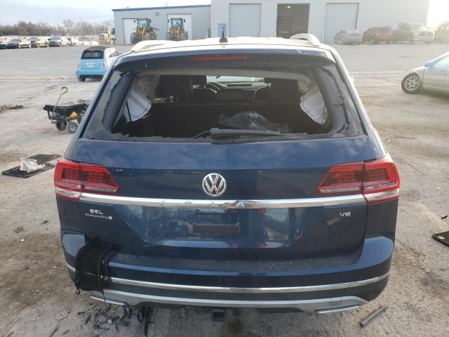 1V2ER2CA4KC531987 - 2019 VOLKSWAGEN ATLAS SEL BLUE photo 6