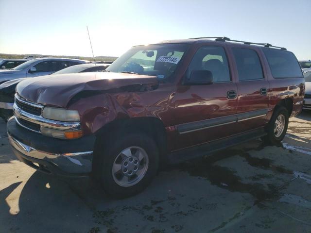 1GNEC16Z12J209907 - 2002 CHEVROLET SUBURBAN C1500 BURGUNDY photo 1