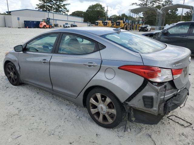 KMHDH4AE8DU699626 - 2013 HYUNDAI ELANTRA GLS GRAY photo 2