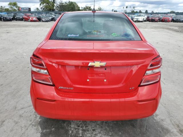 1G1JD5SH1H4114837 - 2017 CHEVROLET SONIC LT RED photo 6