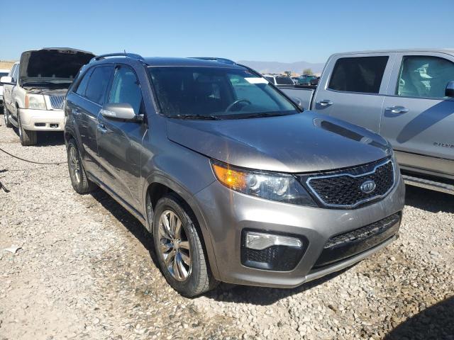 5XYKWDA21BG131627 - 2011 KIA SORENTO SX GRAY photo 4