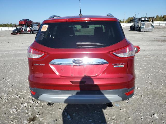 1FMCU0JX6EUB98141 - 2014 FORD ESCAPE TITANIUM RED photo 6