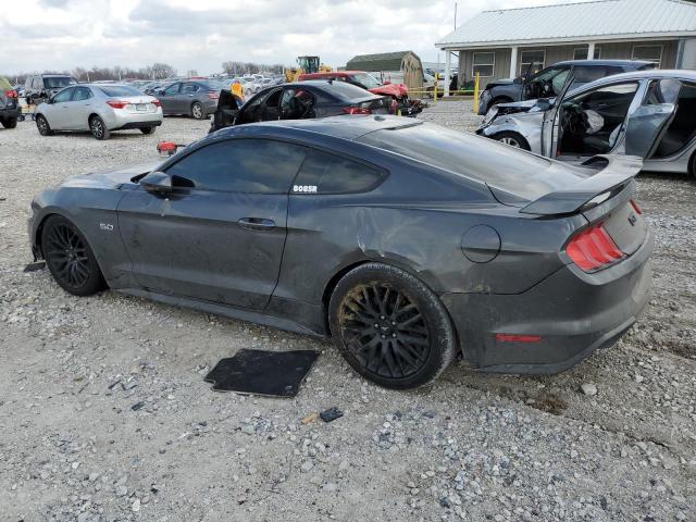 1FA6P8CFXK5106374 - 2019 FORD MUSTANG GT GRAY photo 2