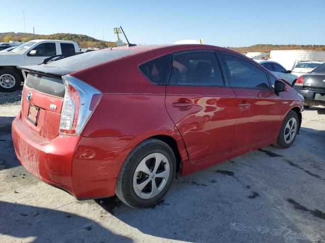 JTDKN3DU4F1905742 - 2015 TOYOTA PRIUS RED photo 3