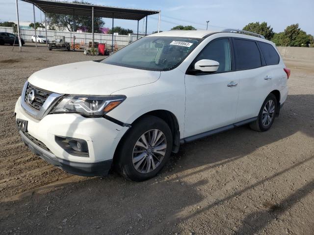 5N1DR2MN8JC661327 - 2018 NISSAN PATHFINDER S WHITE photo 1