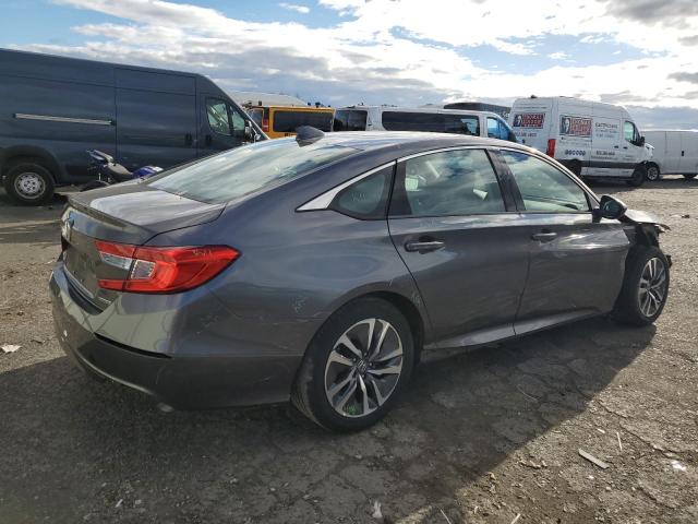 1HGCV3F1XJA003713 - 2018 HONDA ACCORD HYBRID GRAY photo 3