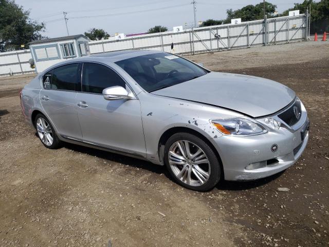 JTHBC96S585017077 - 2008 LEXUS GS 450H SILVER photo 4