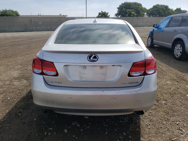 JTHBC96S585017077 - 2008 LEXUS GS 450H SILVER photo 6