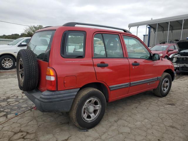 2CNBE13C436922266 - 2003 CHEVROLET TRACKER RED photo 3