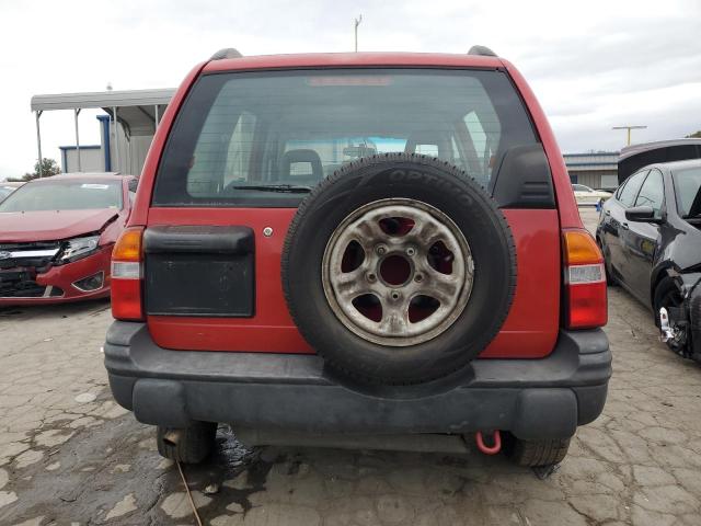 2CNBE13C436922266 - 2003 CHEVROLET TRACKER RED photo 6