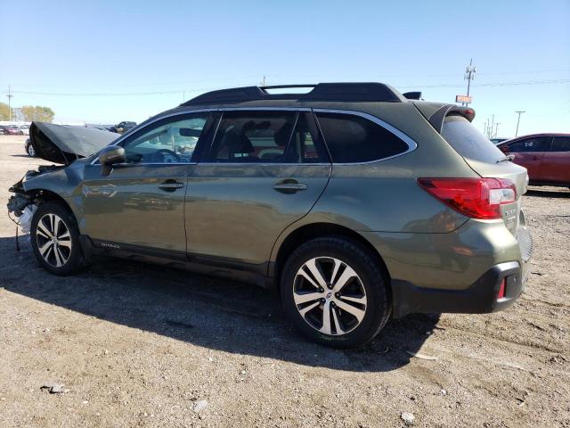 4S4BSANC0J3255321 - 2018 SUBARU OUTBACK 2.5I LIMITED GREEN photo 2