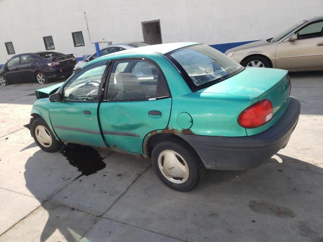 2C1MR529XS6759360 - 1995 GEO METRO BASE TURQUOISE photo 2