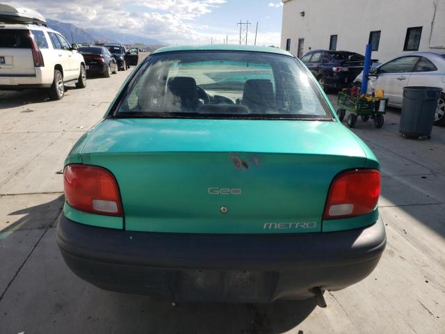 2C1MR529XS6759360 - 1995 GEO METRO BASE TURQUOISE photo 6