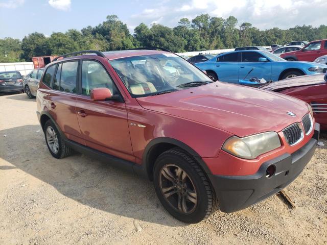 WBXPA93425WD21336 - 2005 BMW X3 3.0I RED photo 4