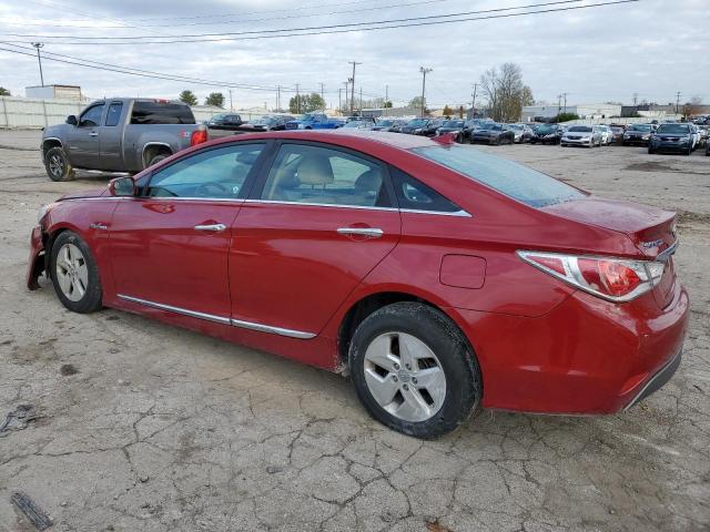 KMHEC4A46CA038218 - 2012 HYUNDAI SONATA HYBRID MAROON photo 2