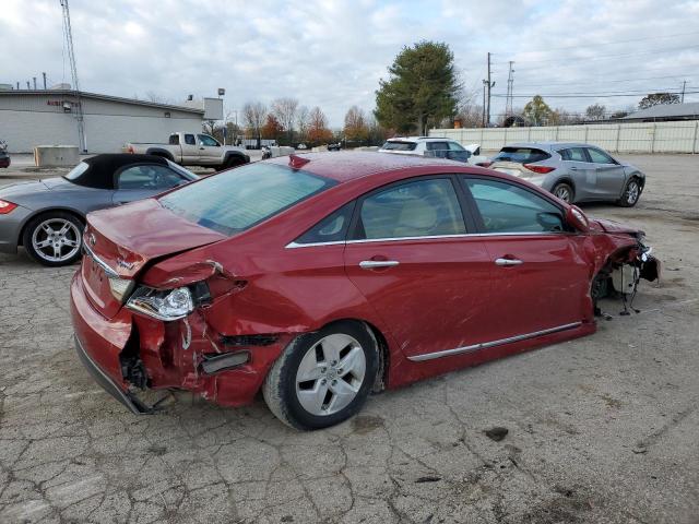 KMHEC4A46CA038218 - 2012 HYUNDAI SONATA HYBRID MAROON photo 3