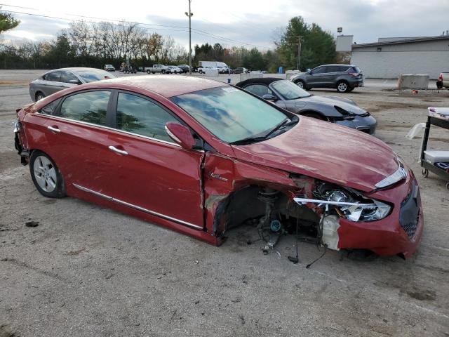 KMHEC4A46CA038218 - 2012 HYUNDAI SONATA HYBRID MAROON photo 4