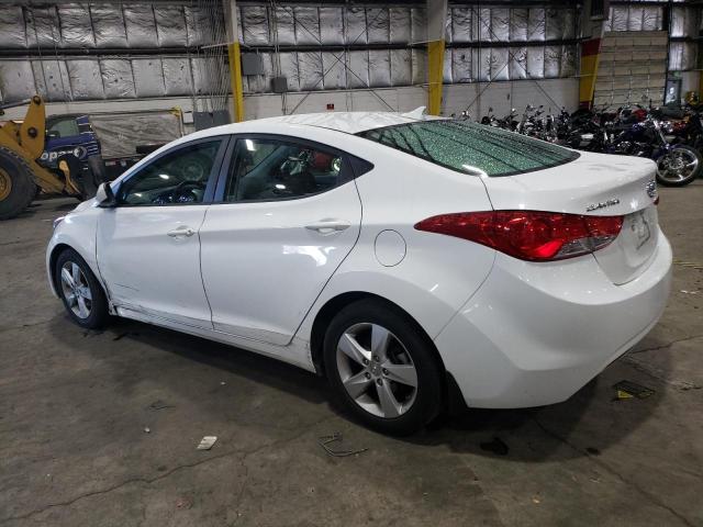 5NPDH4AE1DH428325 - 2013 HYUNDAI ELANTRA GLS WHITE photo 2