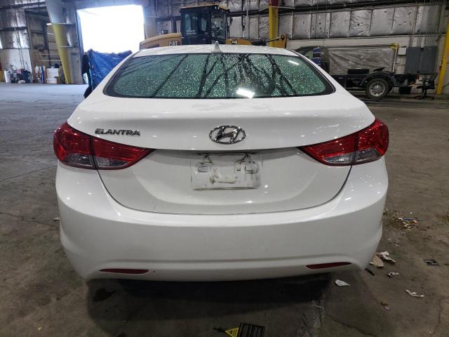 5NPDH4AE1DH428325 - 2013 HYUNDAI ELANTRA GLS WHITE photo 6