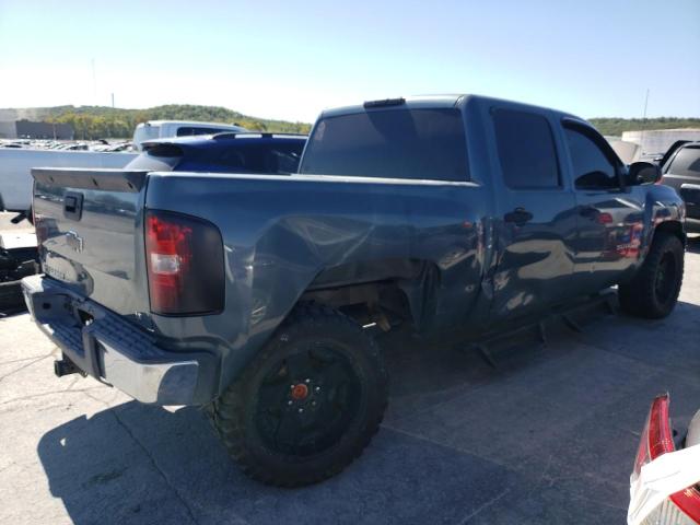 2GCEK13M571590182 - 2007 CHEVROLET SILVERADO K1500 CREW CAB BLUE photo 3