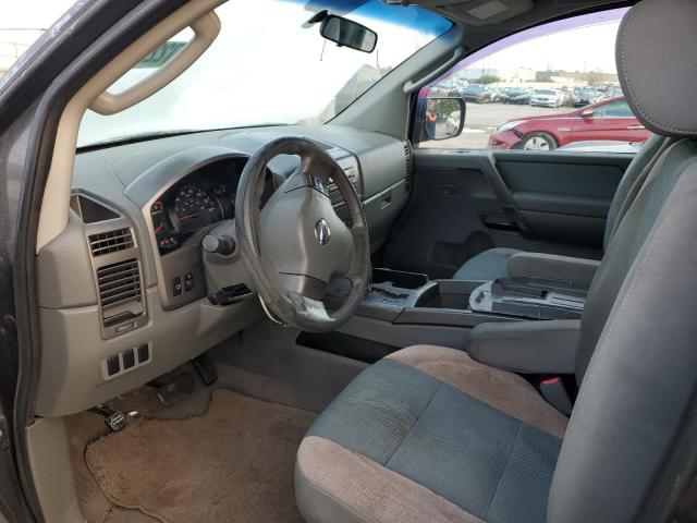 1N6AA06B07N203930 - 2007 NISSAN TITAN XE GRAY photo 8