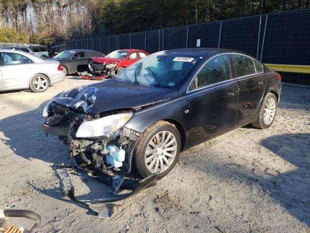 W04GV5EV9B1076678 - 2011 BUICK REGAL CXL BLACK photo 1